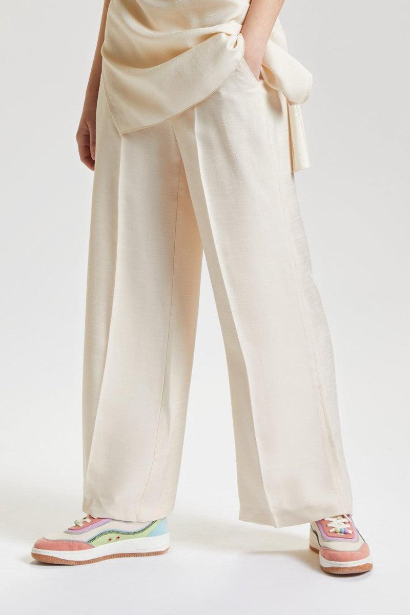 MALIPARMI - PANTALONE FLUID WAVY YARN - Vittorio Citro Boutique