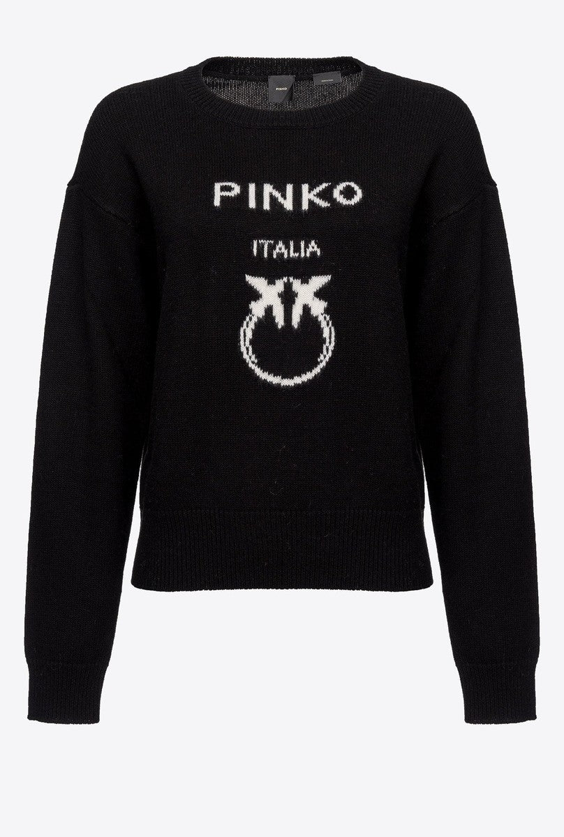 PINKO - PULLOVER PINKO LOVE BIRDS - Vittorio Citro Boutique