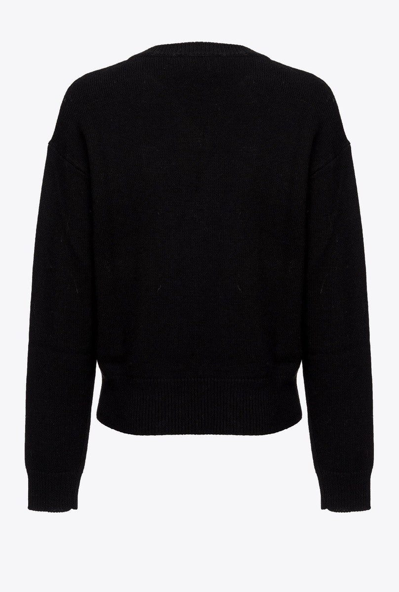 PINKO - PULLOVER PINKO LOVE BIRDS - Vittorio Citro Boutique