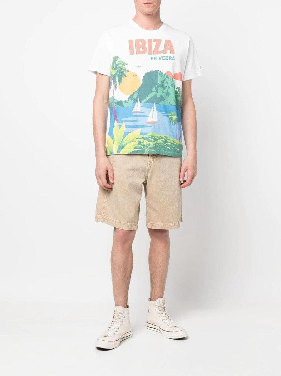MC2 SAINT BARTH - T-shirt con cartolina Ibiza - Vittorio Citro Boutique