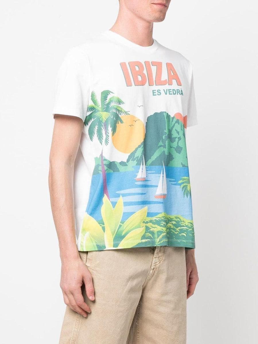 MC2 SAINT BARTH - T-shirt con cartolina Ibiza - Vittorio Citro Boutique