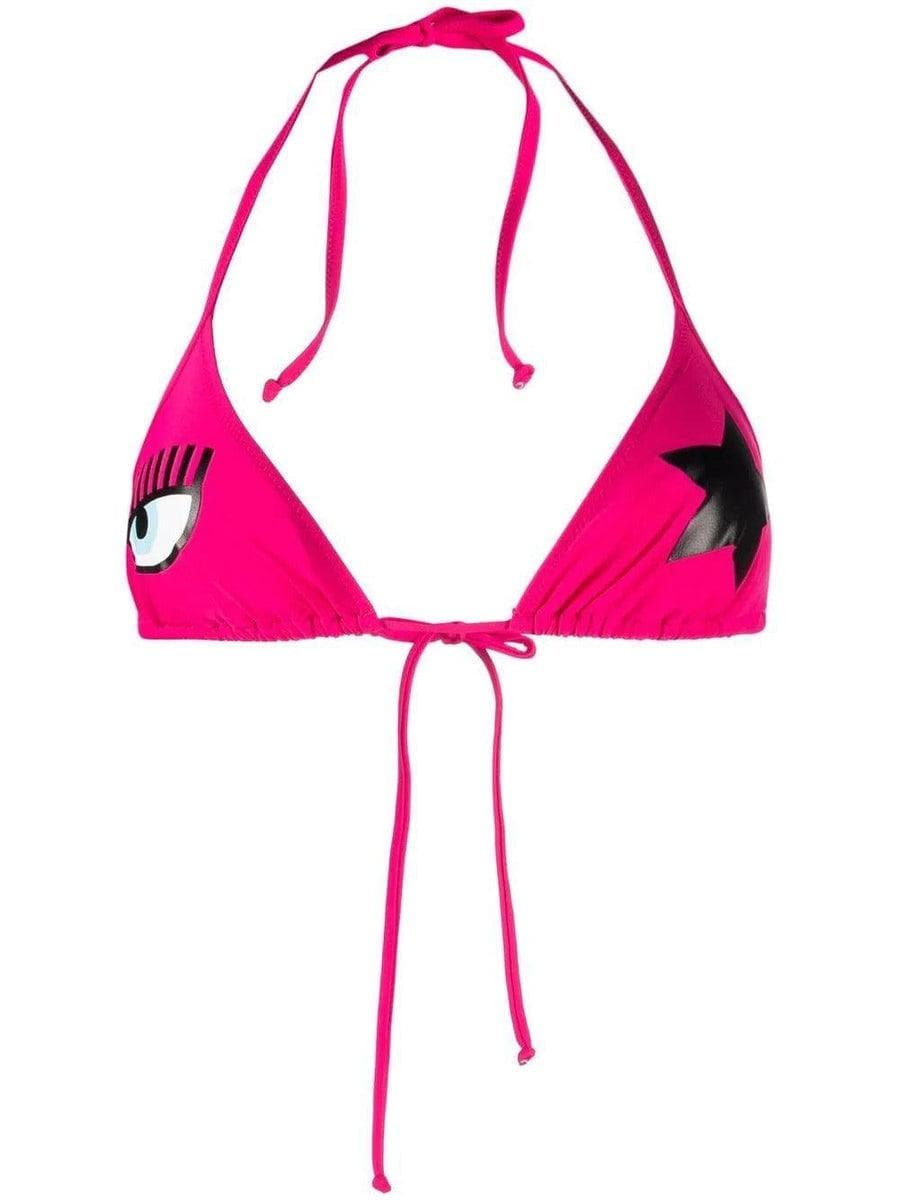CHIARA FERRAGNI - Top bikini maxi logomania - Vittorio Citro Boutique