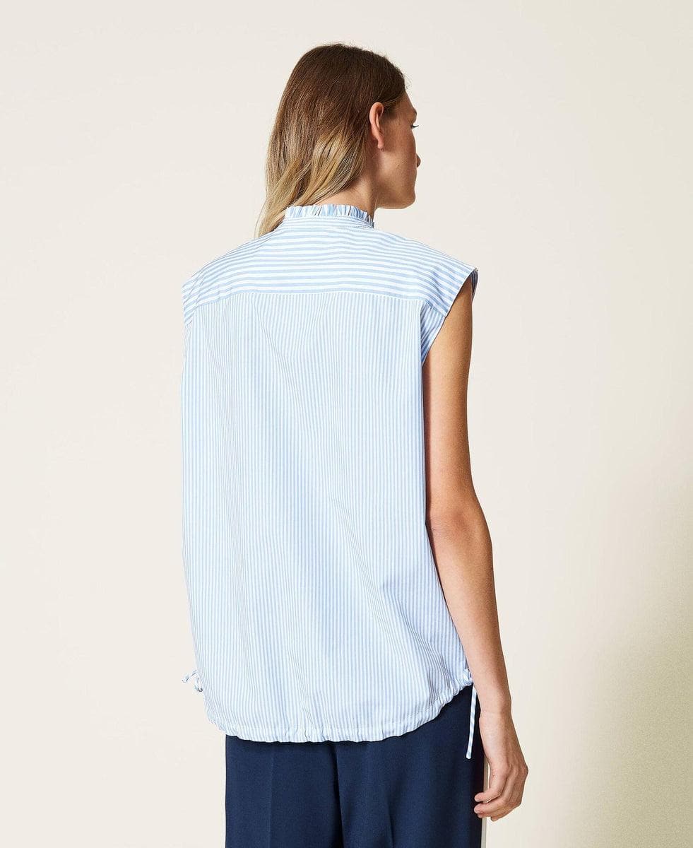 TWINSET - Top in popeline a righe - Vittorio Citro Boutique