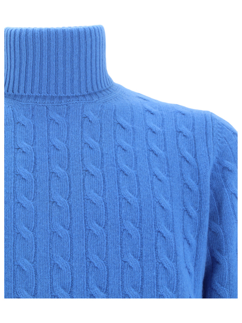 Maglione Collo Alto in Lana Merinos e Cashmere-JEORDIE'S-Maglieria-Vittorio Citro Boutique