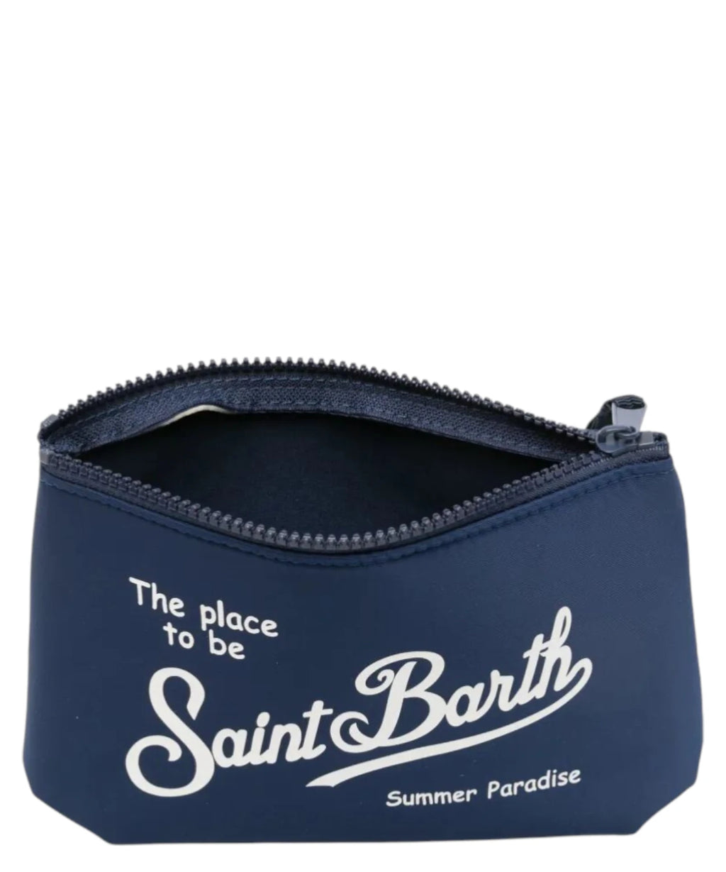 Aline Nylon MC2 Saint Barth clutch with logo