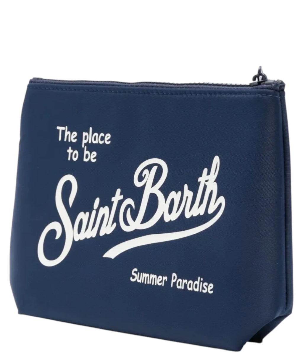 Aline Nylon MC2 Saint Barth clutch with logo