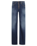 Jeans Jacklyn Donna Loose Fit in Denim Blu-Dondup-Jeans-Vittorio Citro Boutique