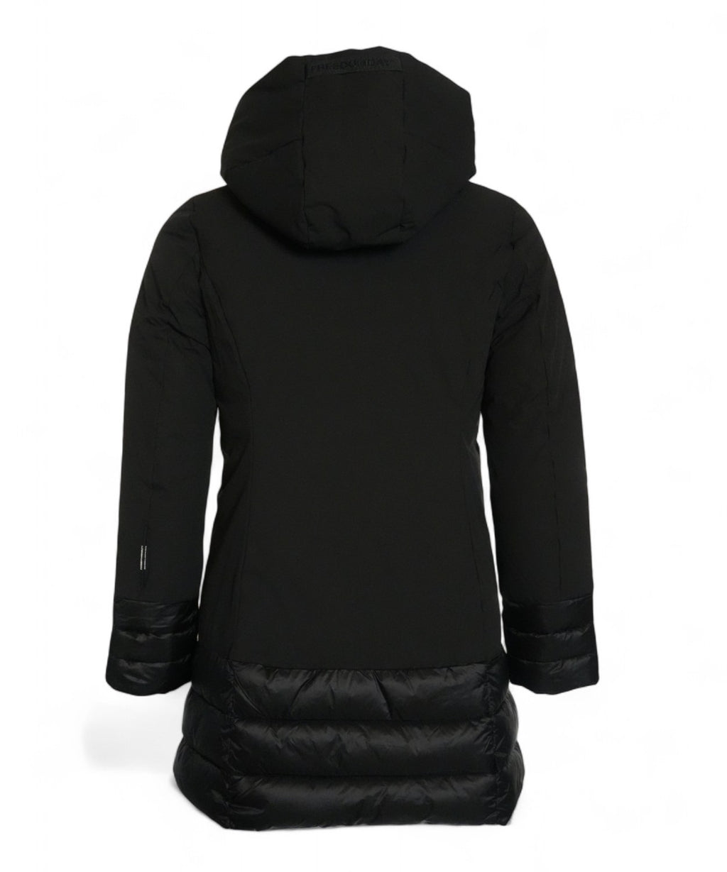 Freedomday Piumino Lungo FDW049 con Cappuccio-Freedomday-Piumini-Vittorio Citro Boutique