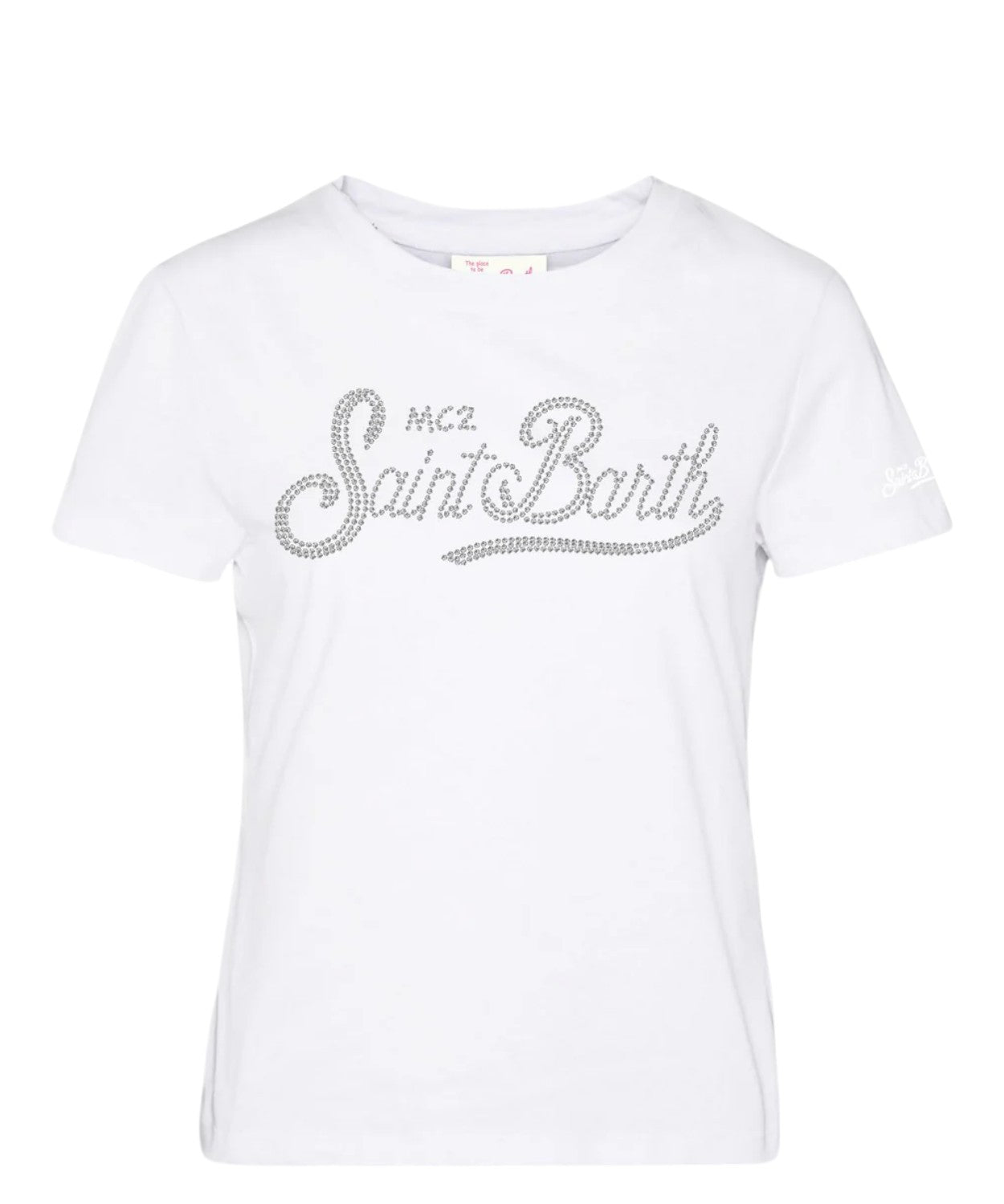Women's MC2 Saint Barth T-shirt with rhinestone logo