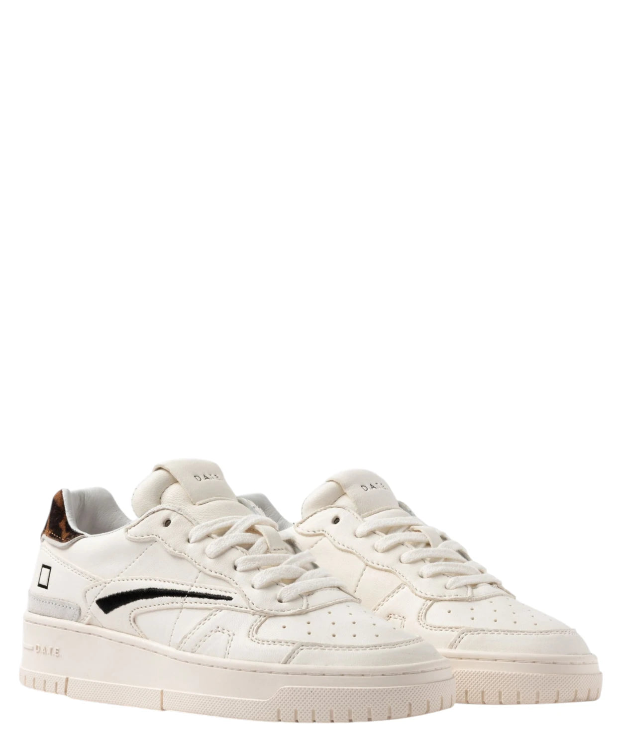 Sneakers D.A.T.E. Torneo Pure Animalier White Leopard