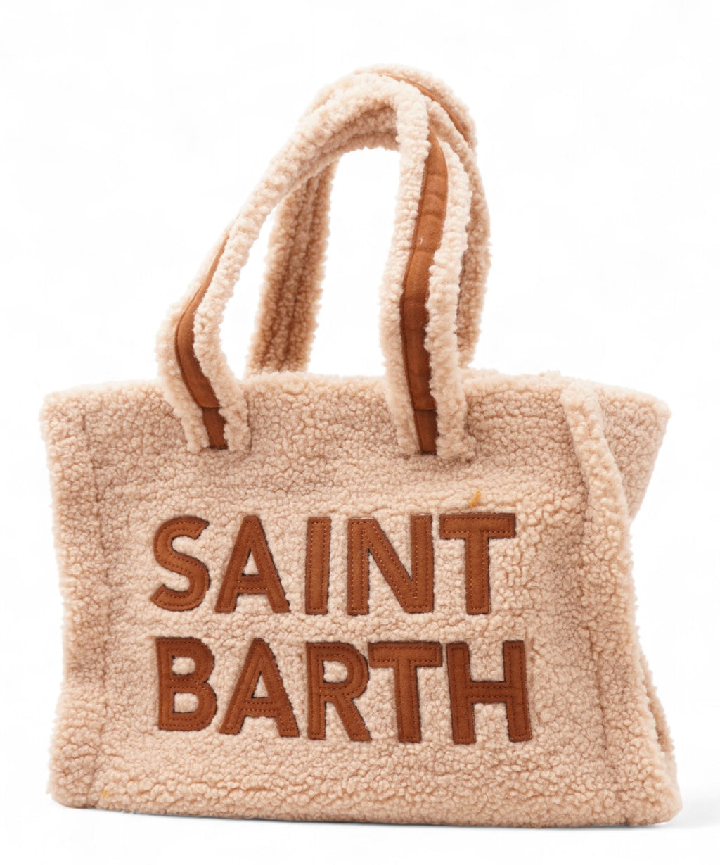Borsa Colette Teddy con Maxi Logo-Mc2 Saint Barth-Borse a spalla-Vittorio Citro Boutique