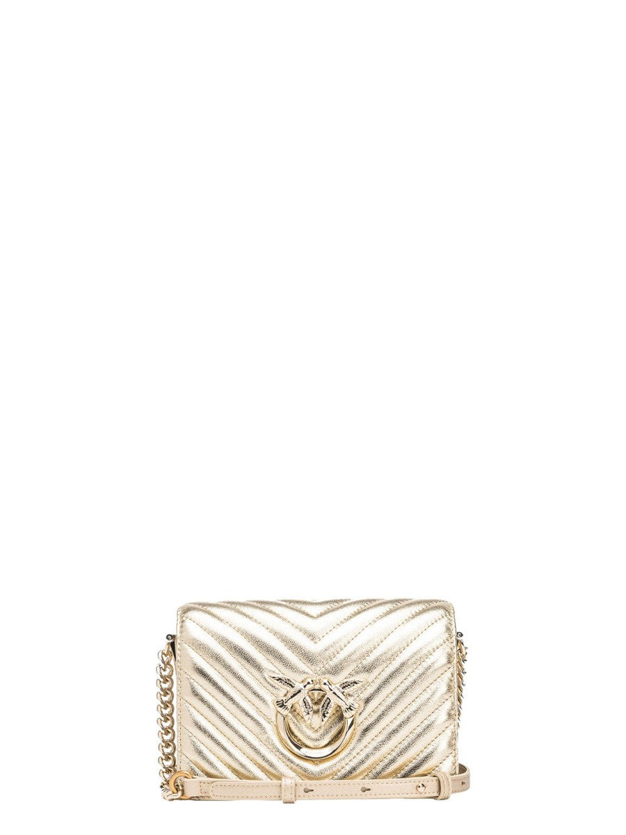 Mini Love Bag Click Metal Chevron-Pinko-Borse a spalla-Vittorio Citro Boutique