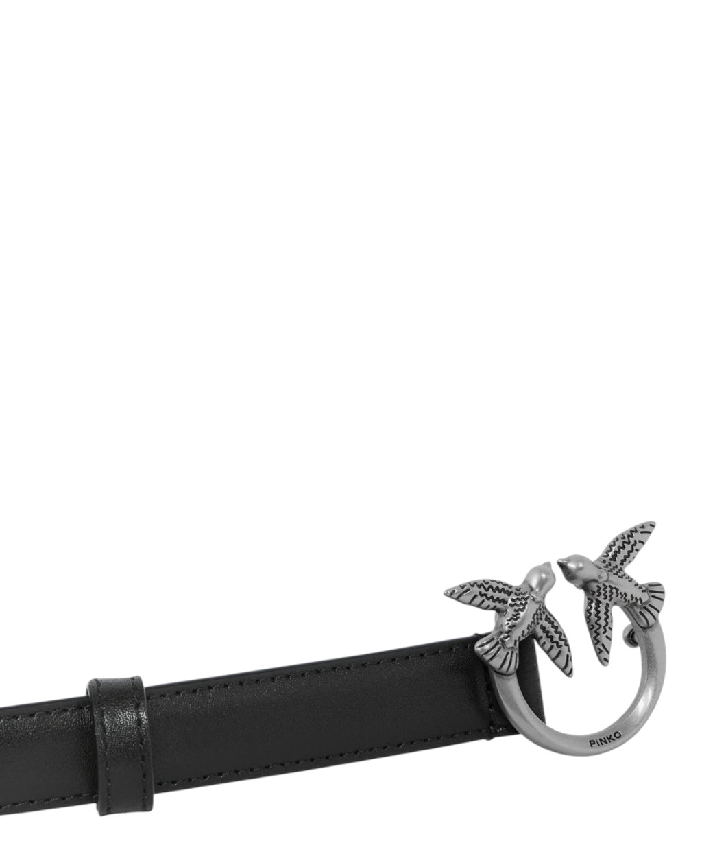 Cintura Sottile Love Birds en piel