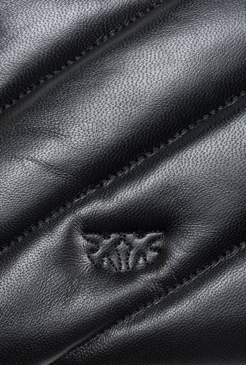 Flat bag in nappa trapuntata-Pinko-Pochette-Vittorio Citro Boutique