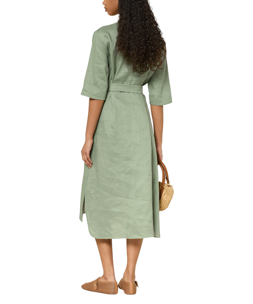 TABELLA Linen Shirt Dress by MM by Max Mara