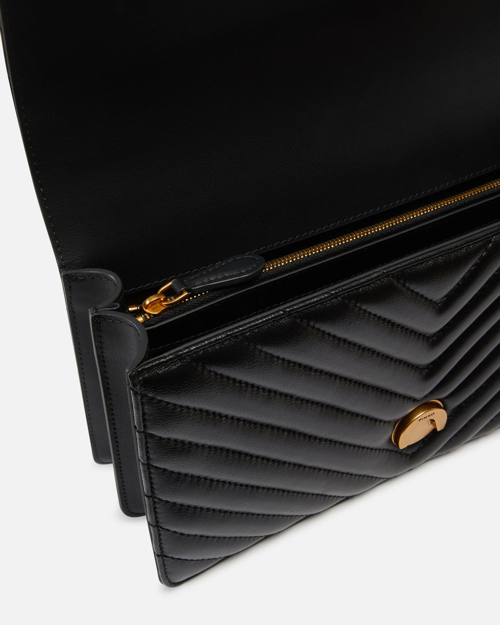 Bolso Love en nappa matelassé chevron