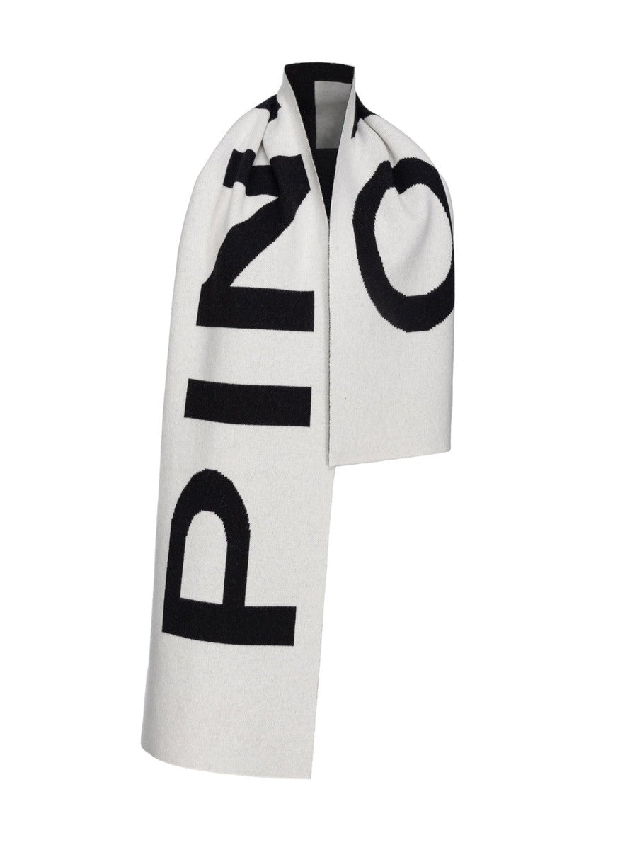 Sogliola sciarpa maxi logo-Pinko-Sciarpe & stole-Vittorio Citro Boutique