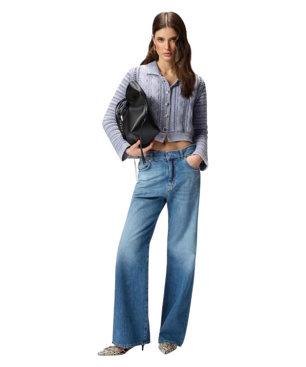 PINKO WANDA Wide Leg Jeans