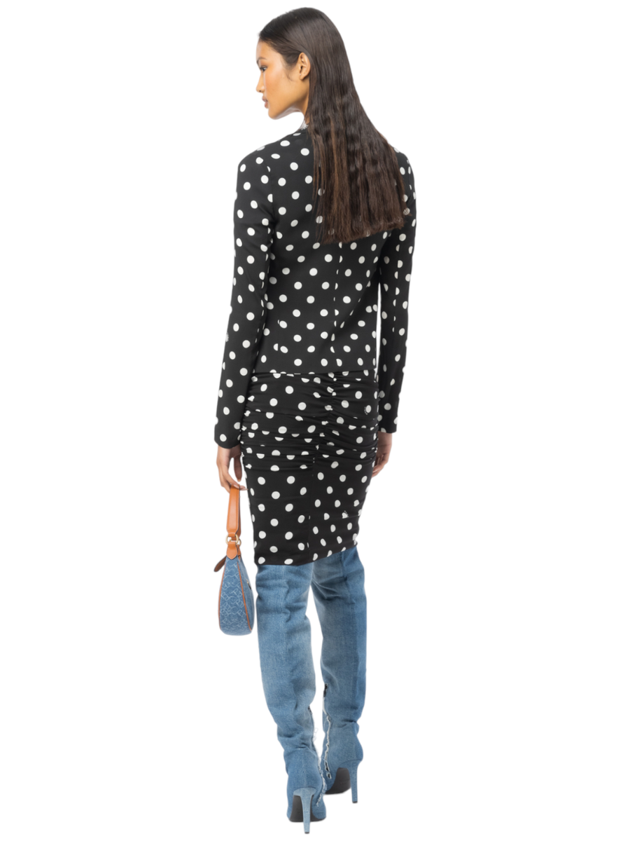 Flusso giacca aderente a pois-Pinko-Giacche-Vittorio Citro Boutique