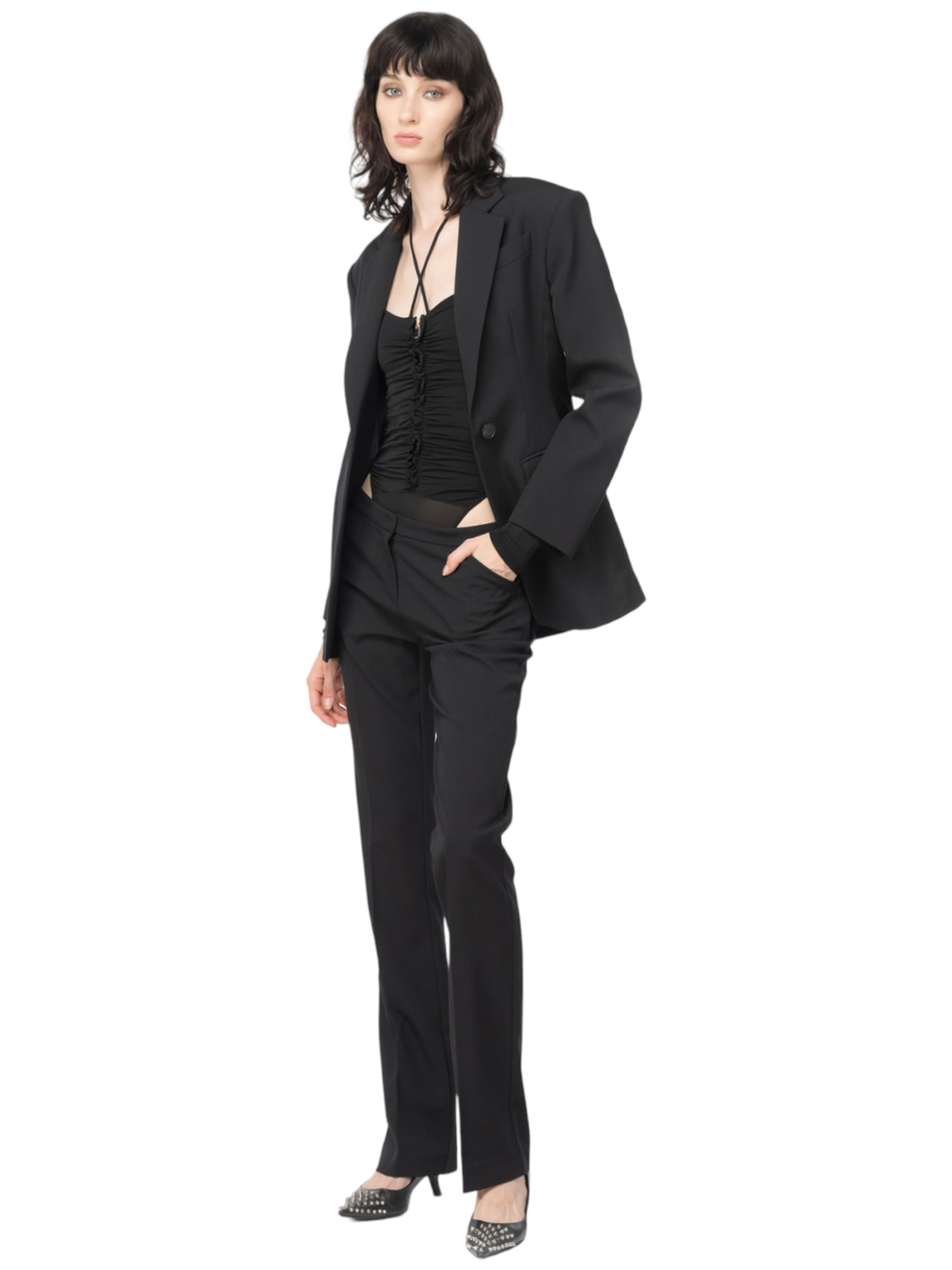 Pantaloni persempre mini flare twill-Pinko-Pantaloni-Vittorio Citro Boutique