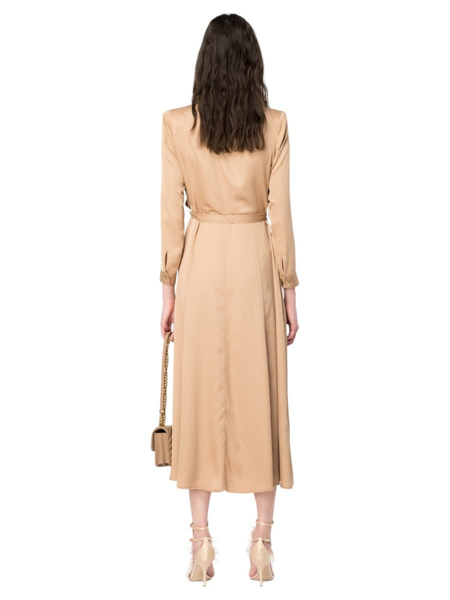 Abito Amimone Chemisier Satin Matte-Pinko-Abiti-Vittorio Citro Boutique