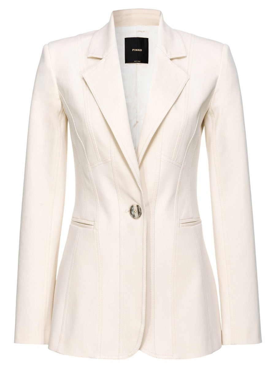 Blazer Eracle Bimateriale monopetto-Pinko-Giacche-Vittorio Citro Boutique