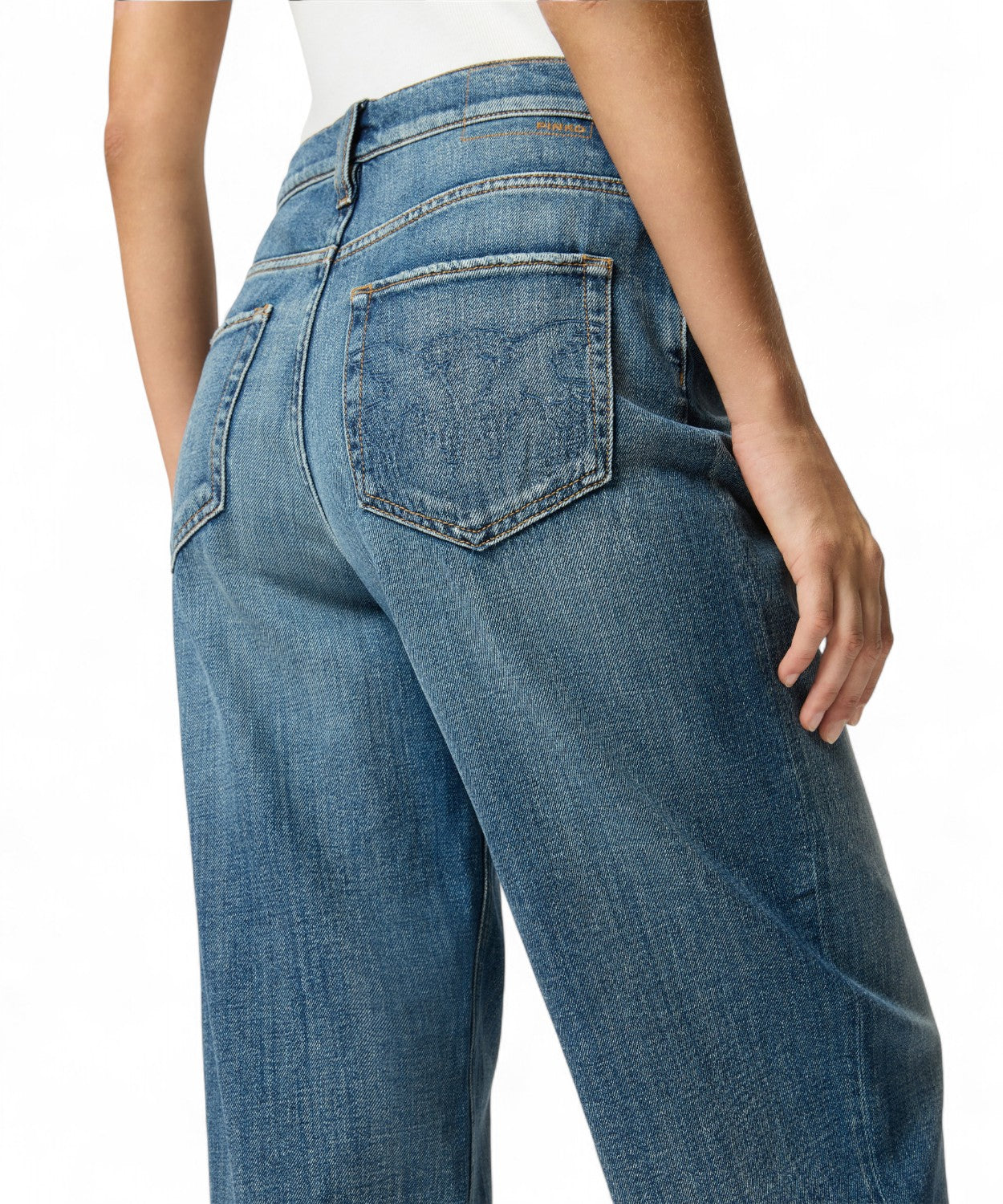 Jeans Balloon Pinko in Denim Morbido-Jeans-Pinko-Vittorio Citro Boutique