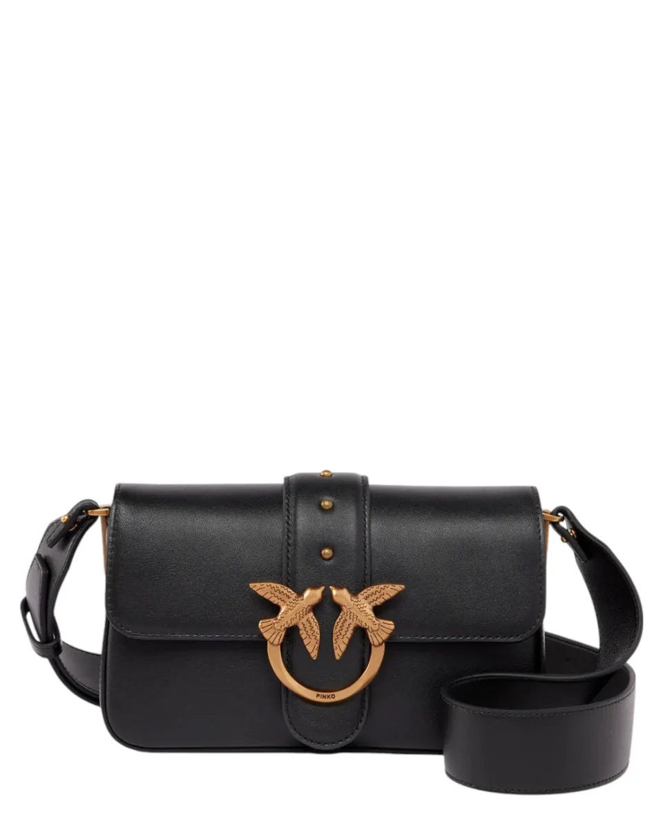 Mini Love Bag Slouchy Morbida in Pelle-Pinko-Borse a spalla-Vittorio Citro Boutique