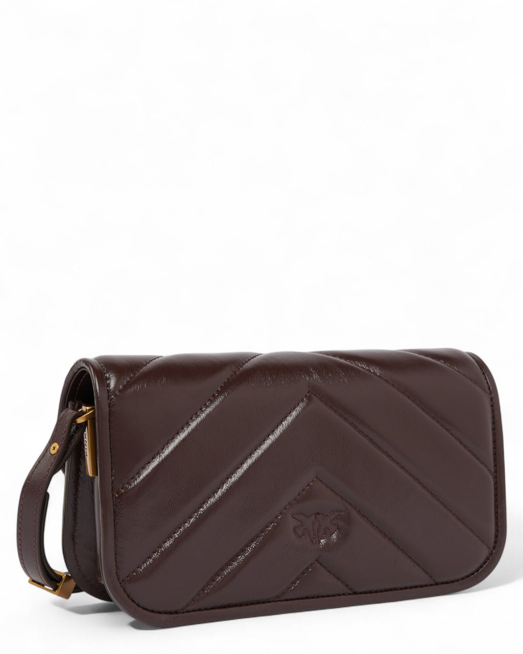 Love Bag Box Baguette Big in pelle chevron-Pinko-Borse a spalla-Vittorio Citro Boutique