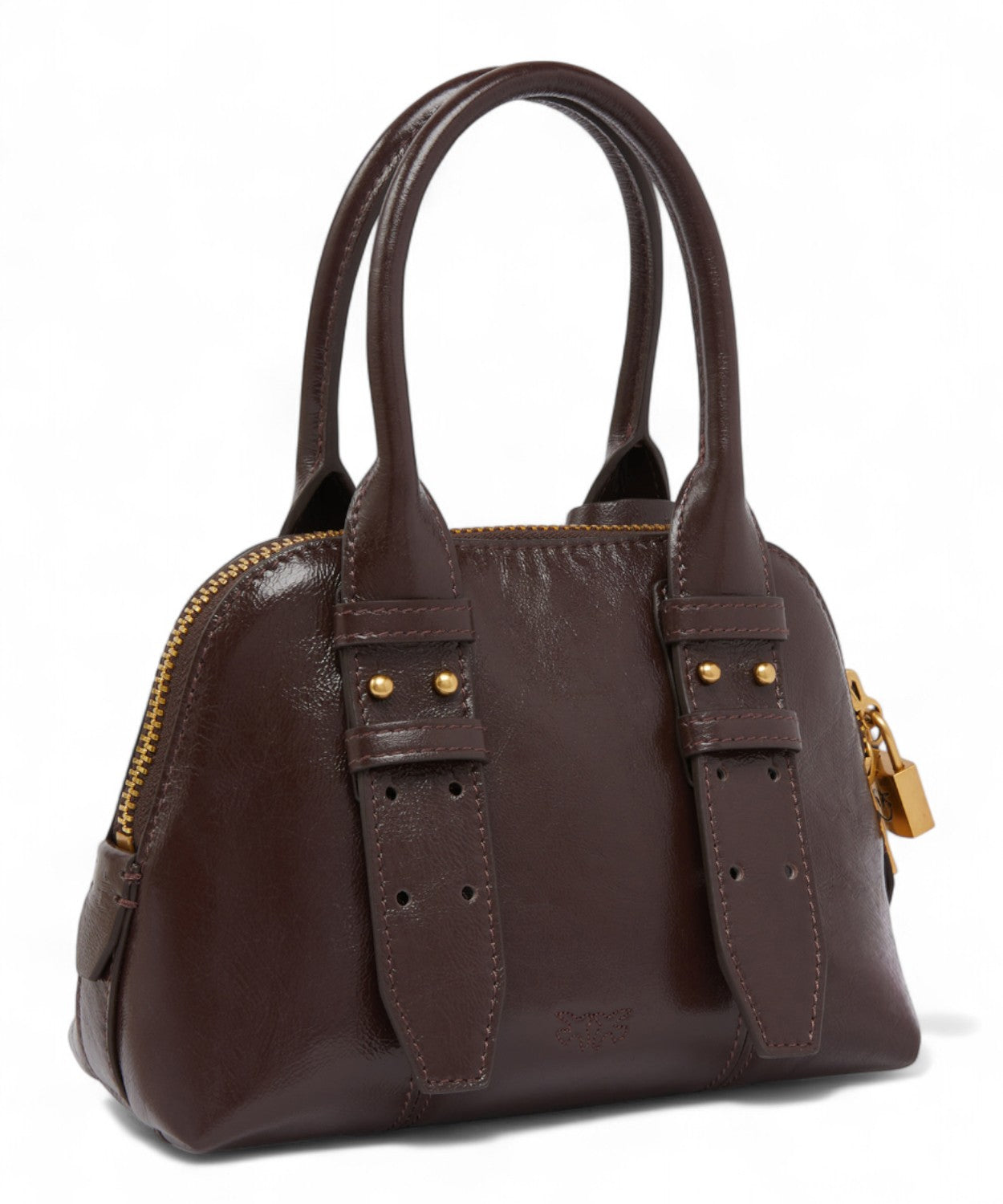 Borsa a Mano Escape in Pelle Effetto Vernice PINKO-Pinko-Borse a mano-Vittorio Citro Boutique