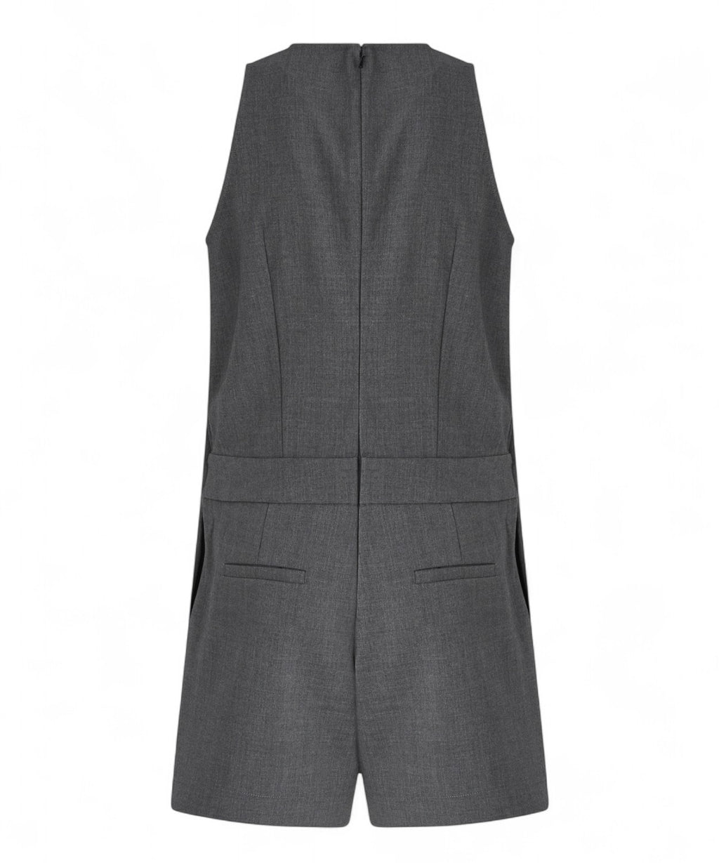 Tuta corta effetto abito in tela mélange-Pinko-Abiti-Vittorio Citro Boutique