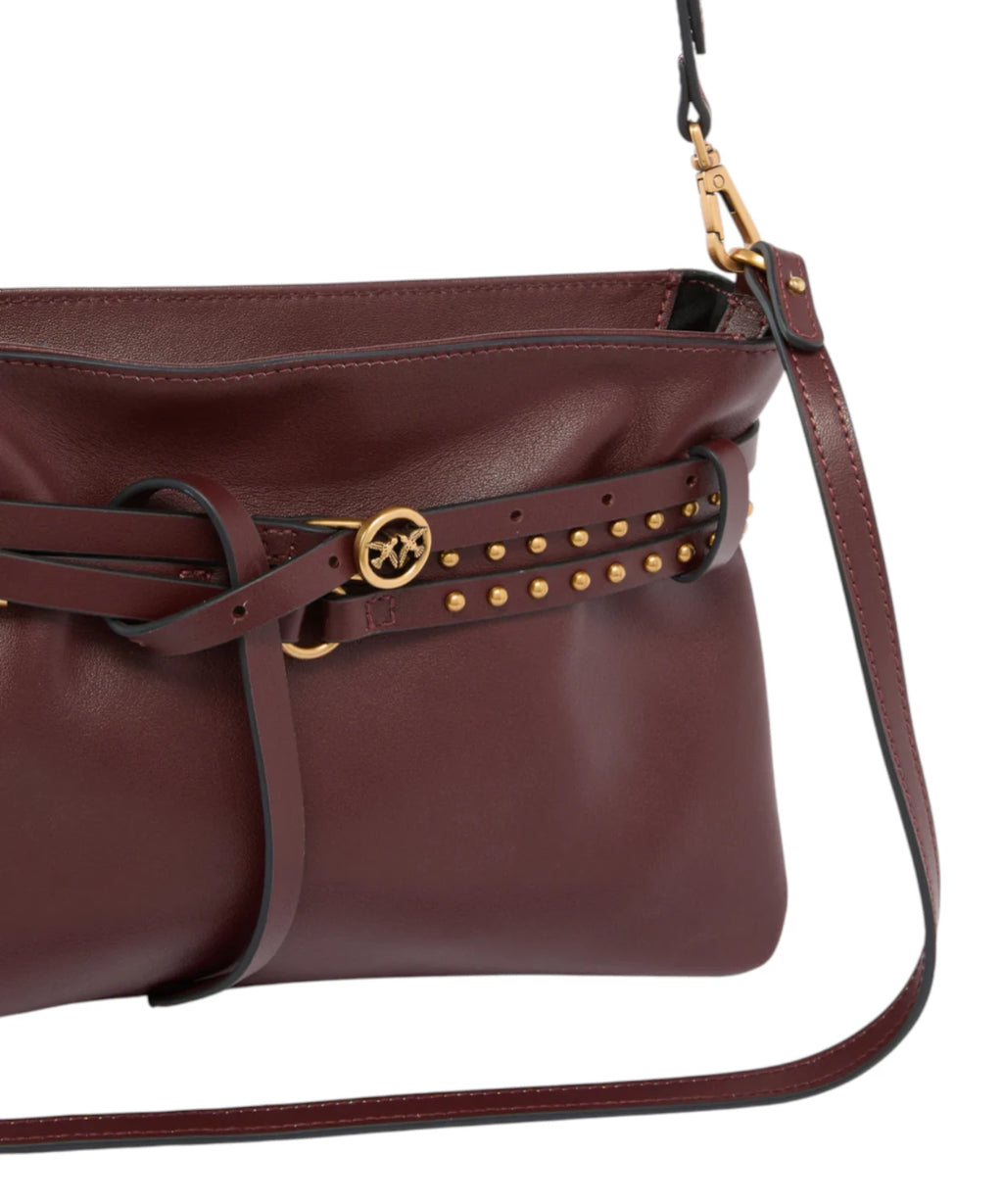 Pinko Belt Mini Shoulder Bag in Leather