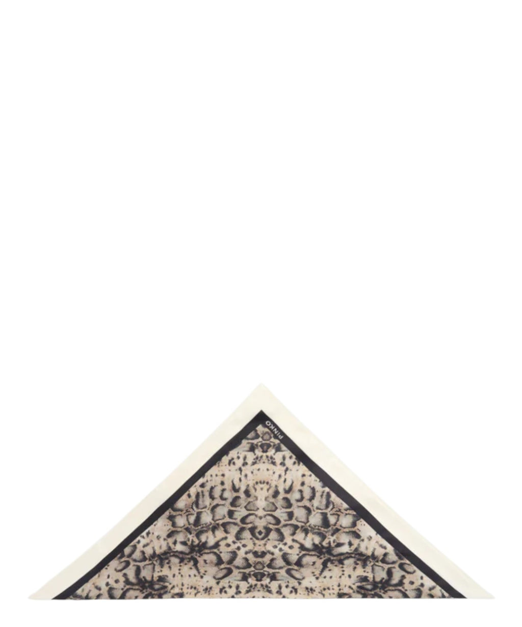 Swing Triangular Scarf in Silk Blend