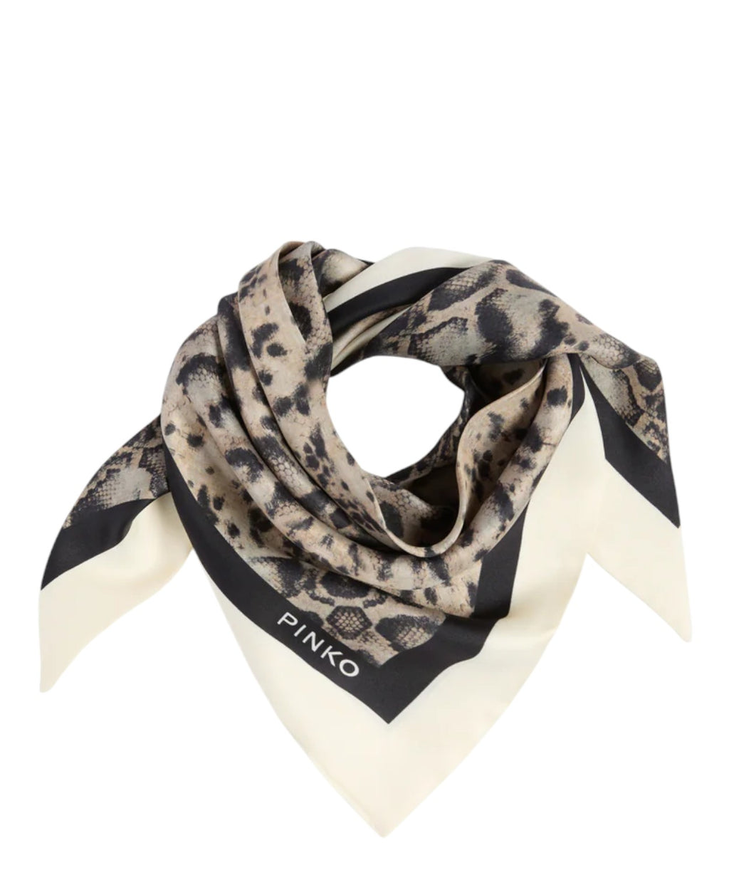 Swing Triangular Scarf in Silk Blend