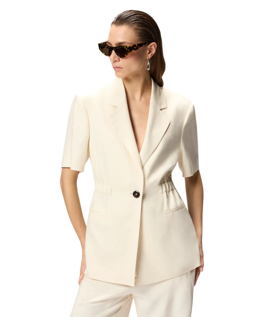 Pinko Assago Short-Sleeve Blazer Jacket