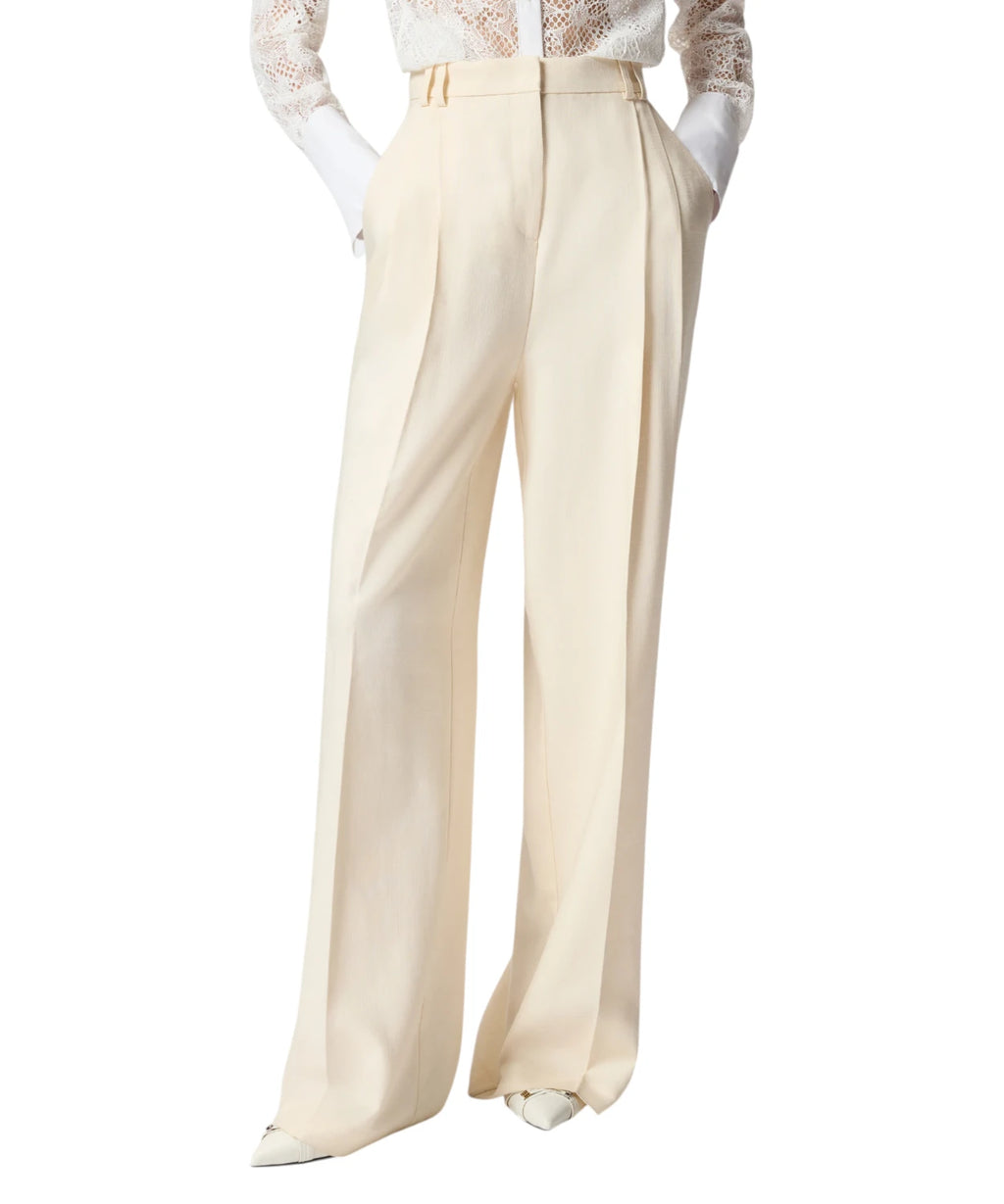 Pinko Brescello Slub Linen Trousers