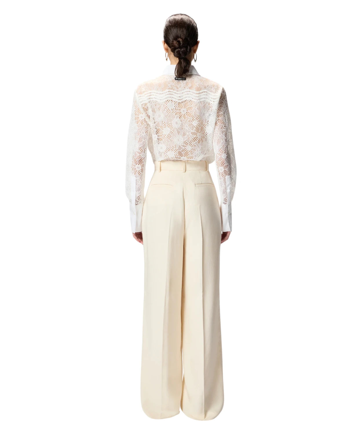 Pinko Brescello Slub Linen Trousers