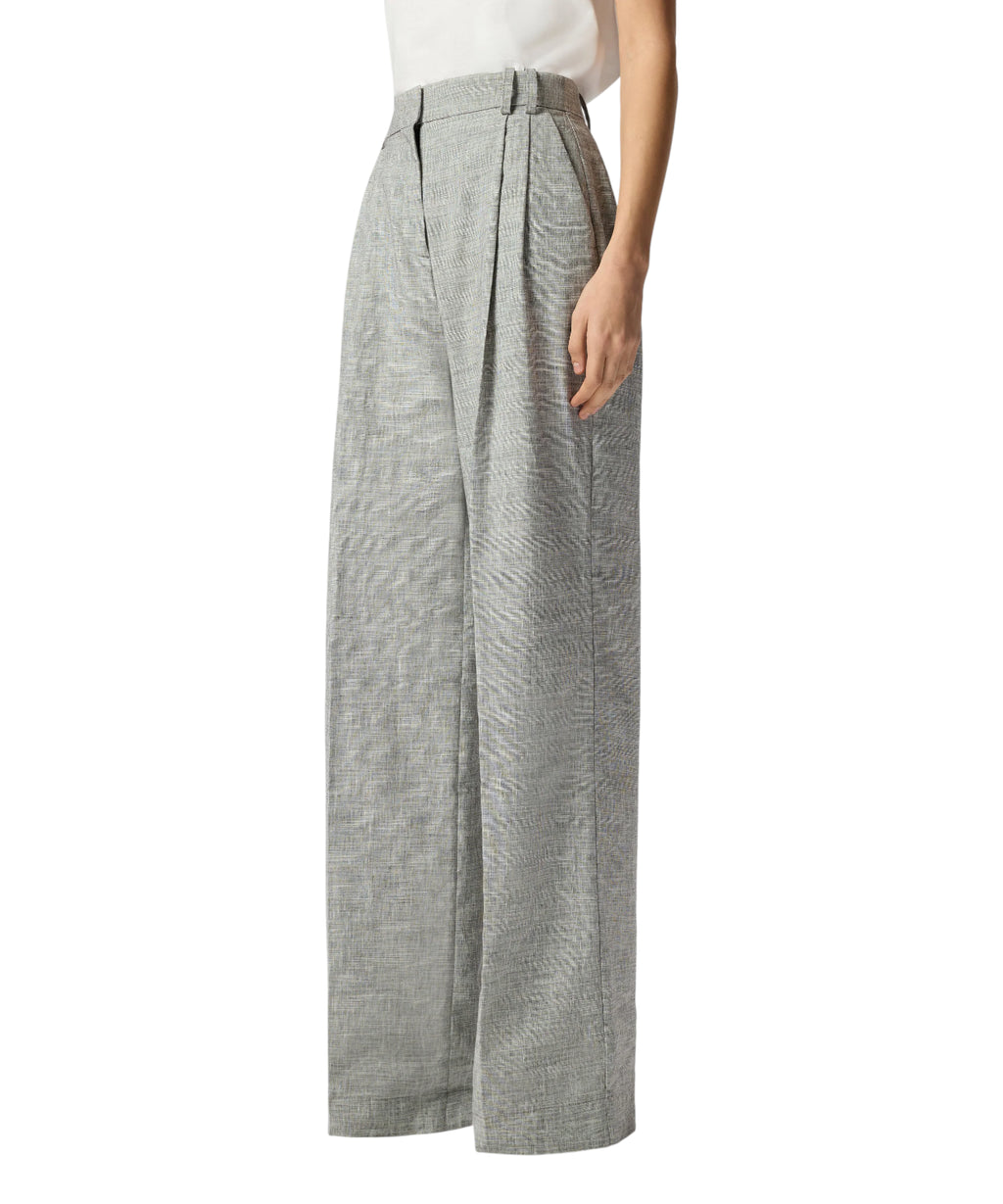 Pinko Brescello Slub Linen Trousers