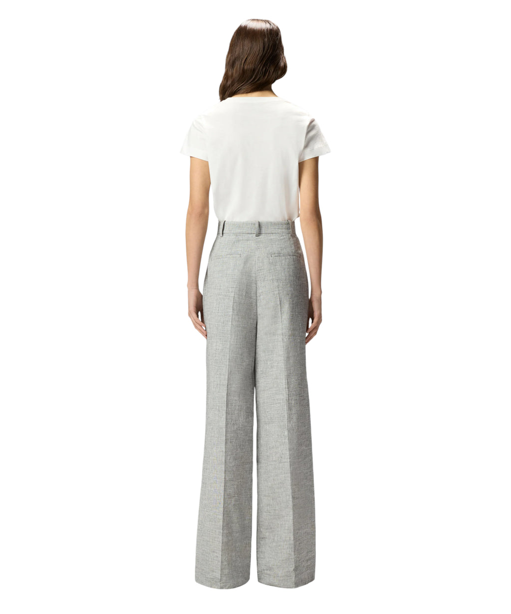 Pinko Brescello Slub Linen Trousers