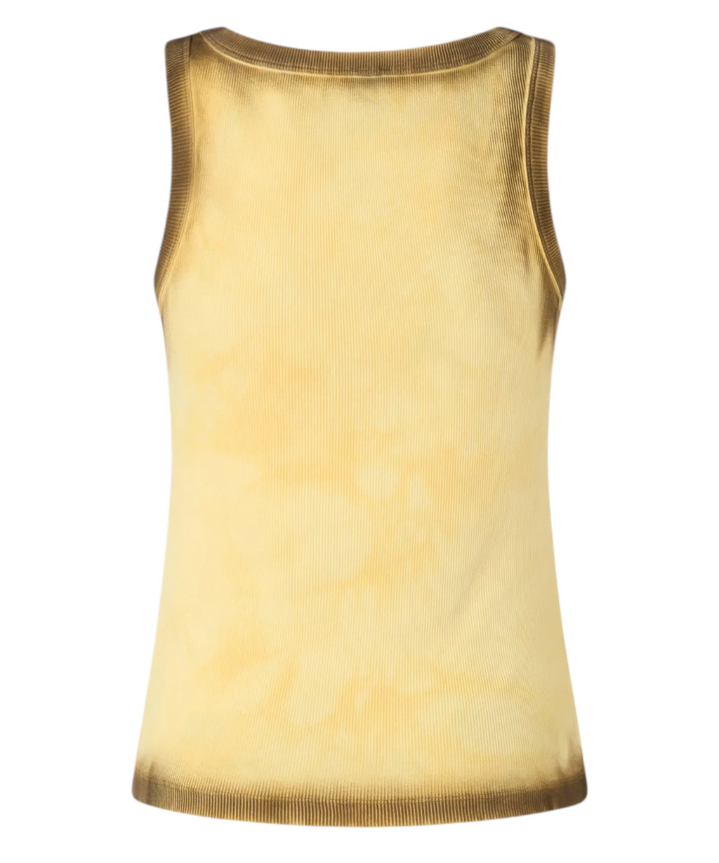 Pinko COSMOPOLITAN top med strass og spray-effekt