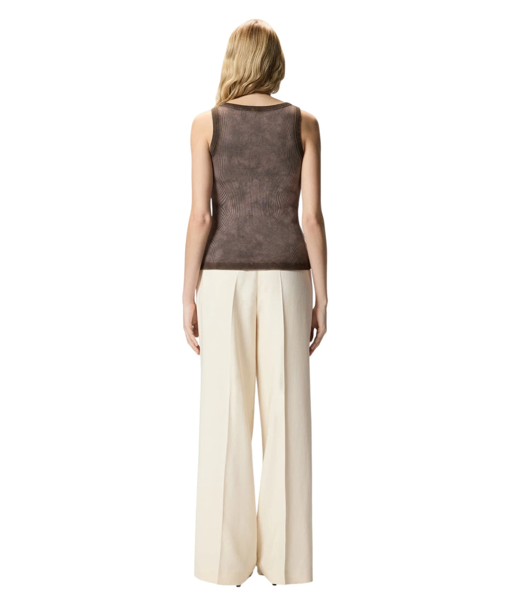 Camiseta Pinko COSMOPOLITAN con strass y efecto spray