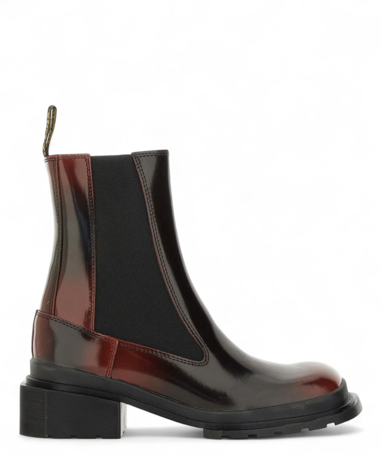 Maybole Leather Square Toe Chelsea Boots