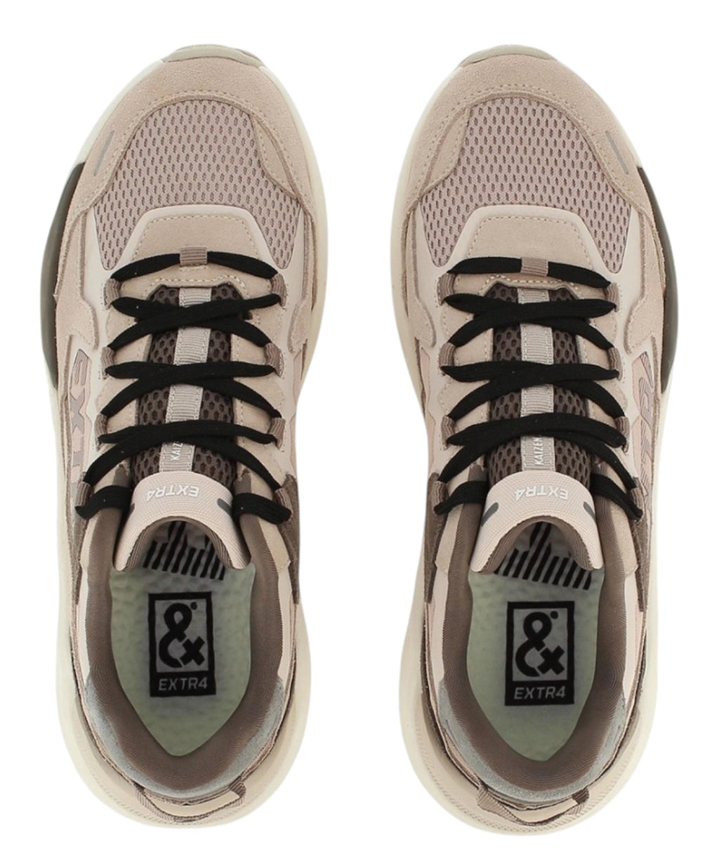 Sneakersy męskie Kaizen XL 1.07 z nylonu i zamszu