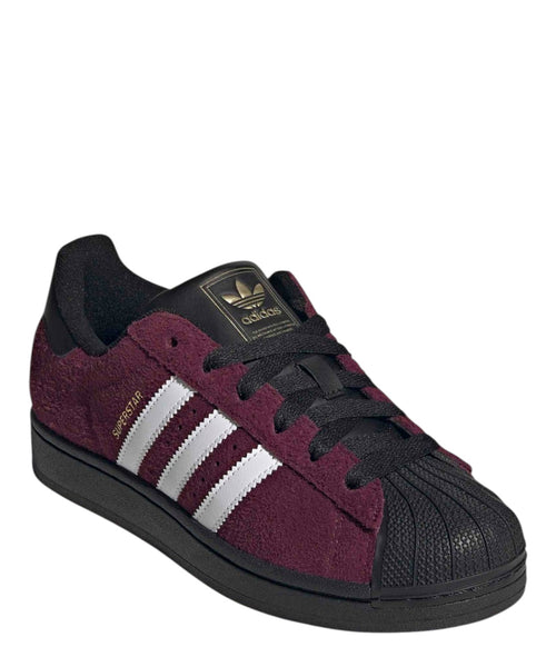Adidas Superstar II W bordeaux zwarte sneakers