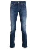 Jeans Dritti a Vita Media-Dondup-Jeans-Vittorio Citro Boutique