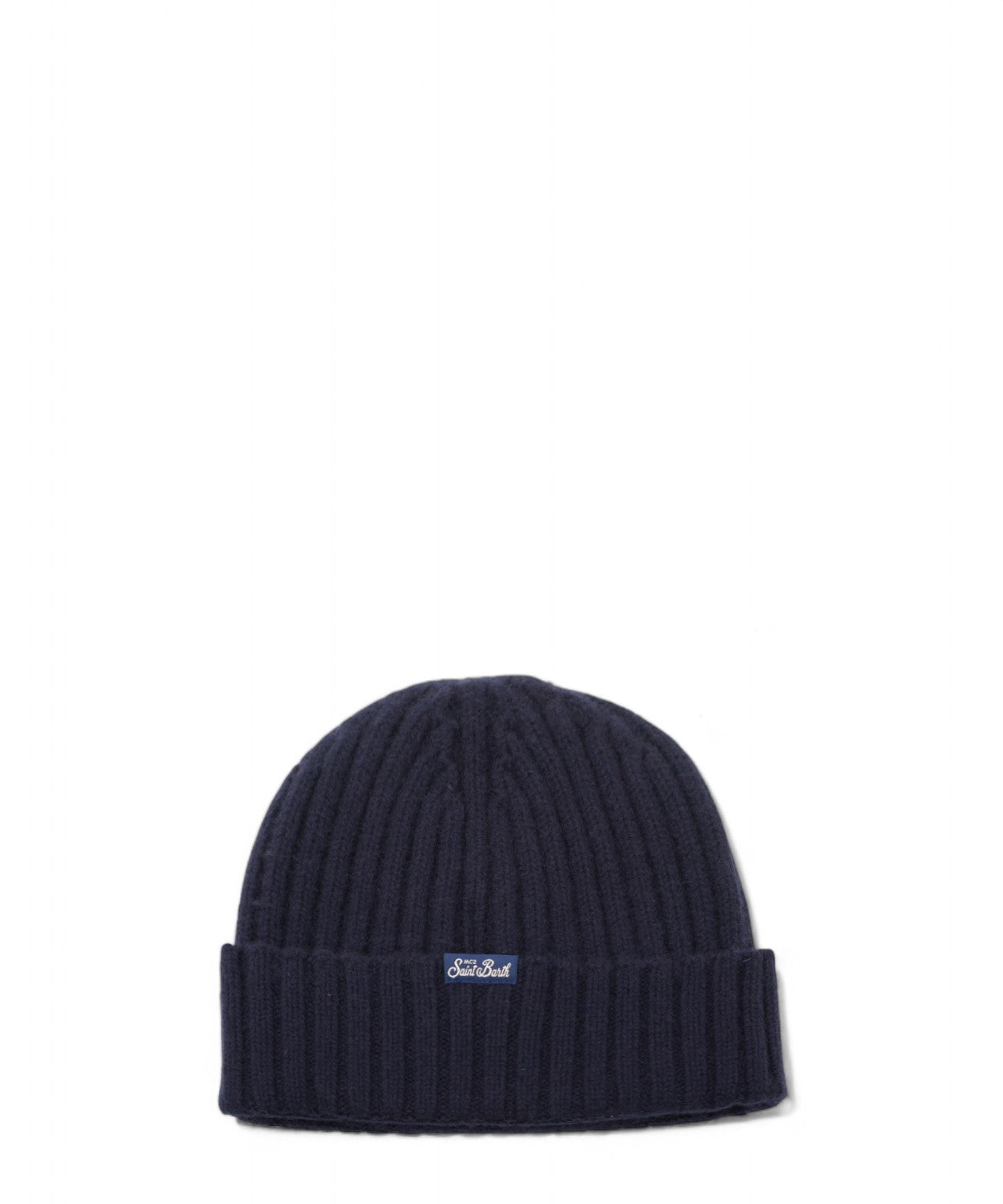Berretto Wengen in misto cashmere con ricamo