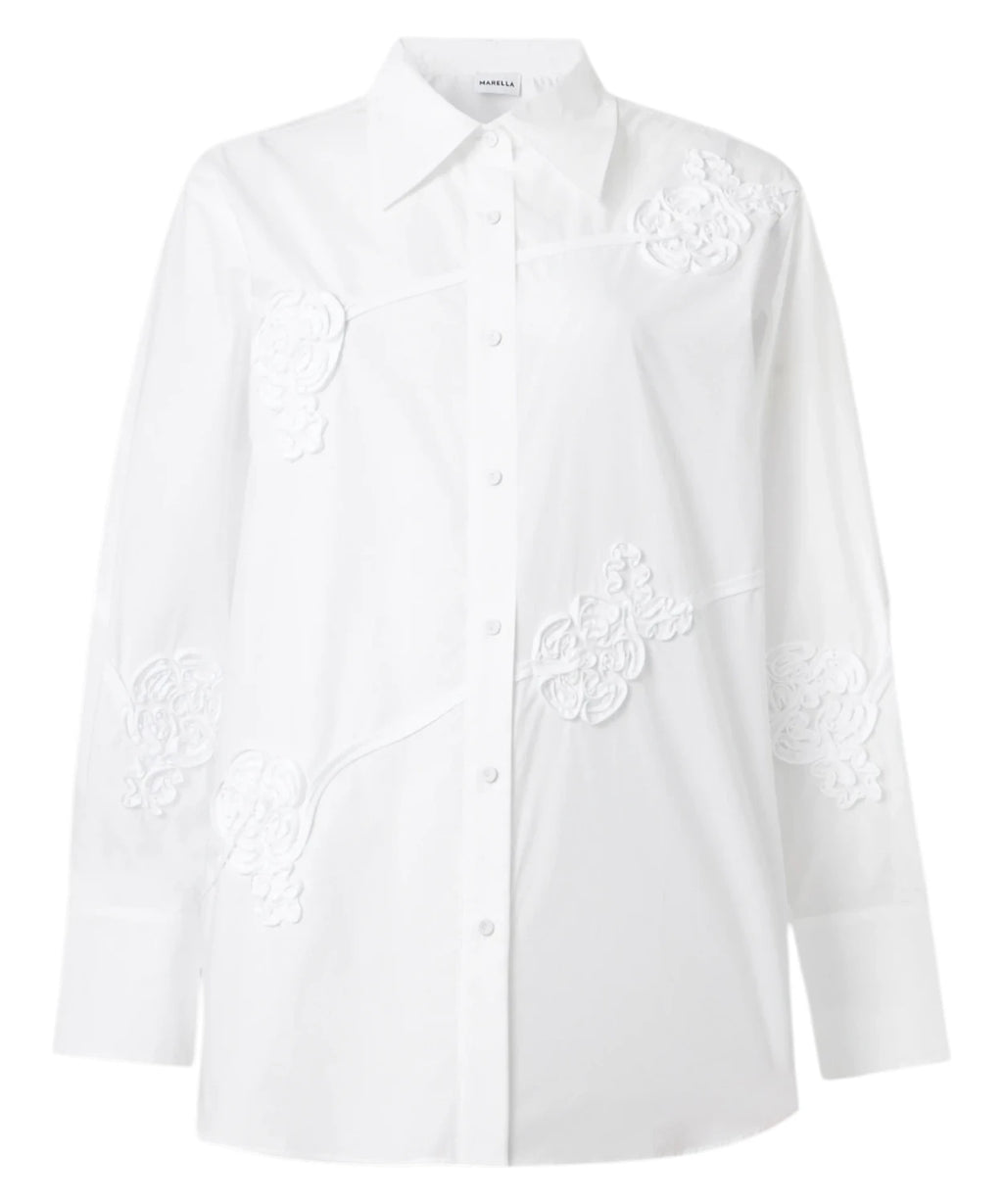 Marella COMMON Shirt with Raised Embroidery