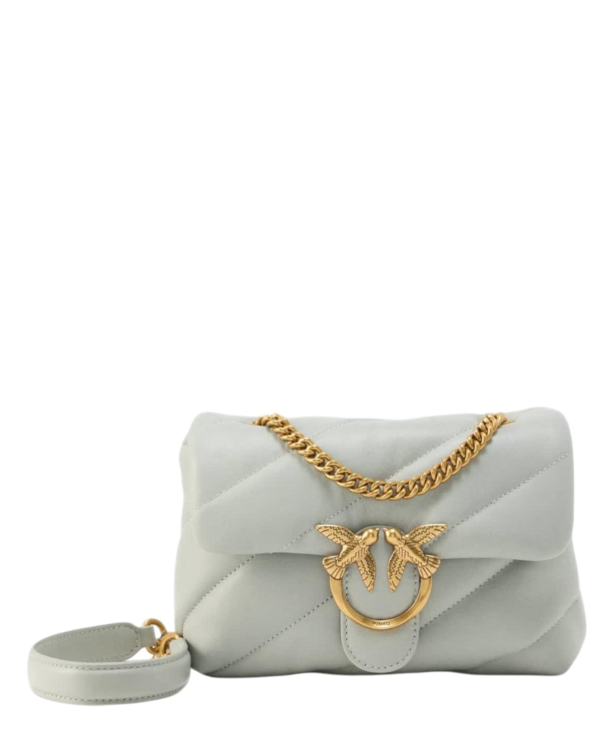 Borsa Love Puff Mini in Nappa Pinko