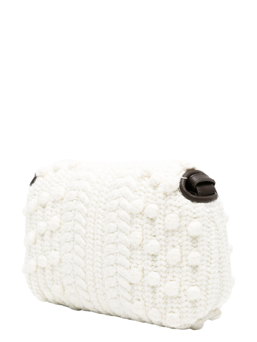 Borsa a tracolla in maglia Love Puff Baby-Pinko-Borse a spalla-Vittorio Citro Boutique