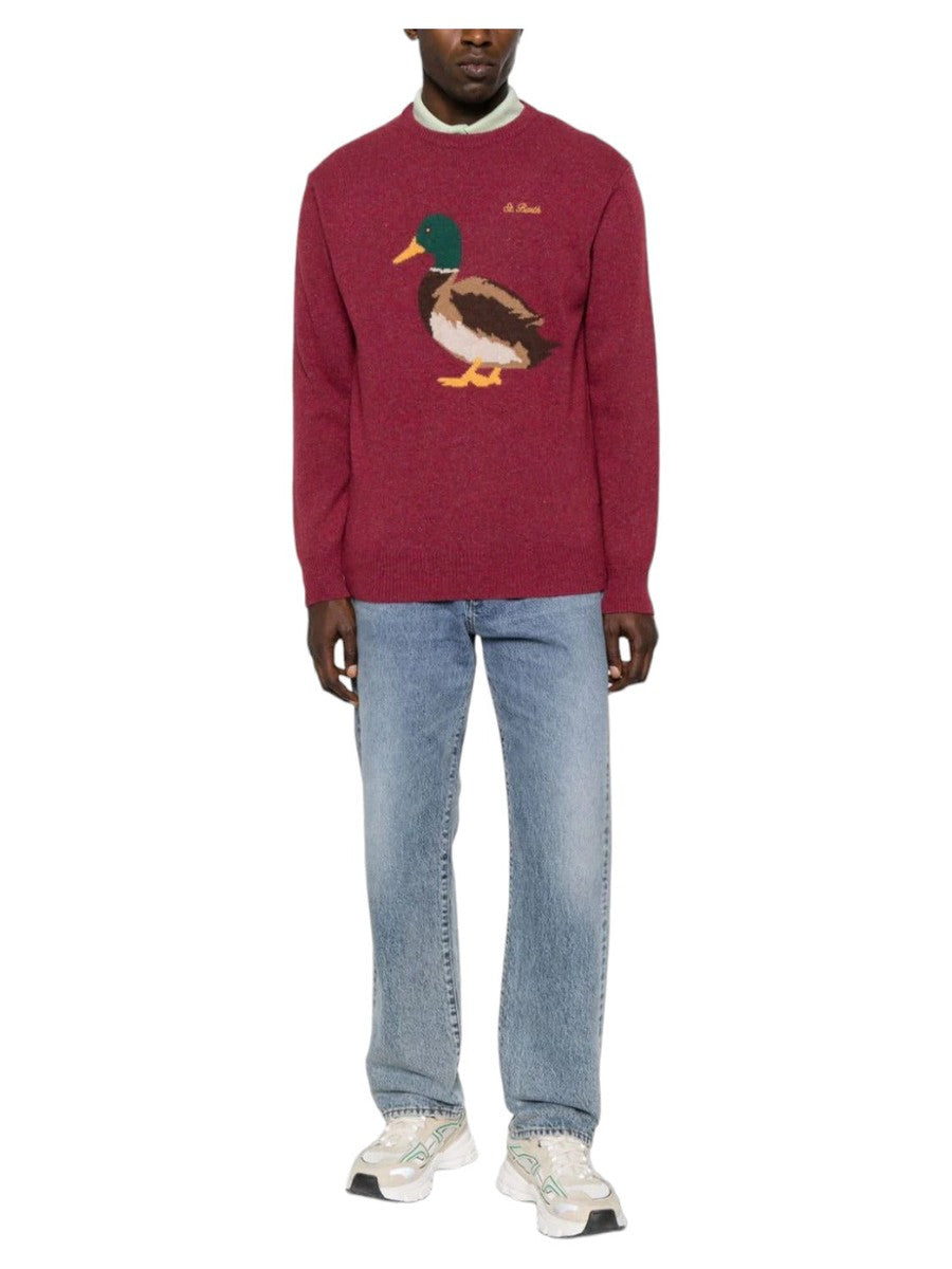 Maglione con stampa-Mc2 Saint Barth-Maglieria-Vittorio Citro Boutique